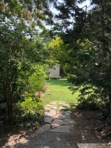 entry to Mary Lou's garden