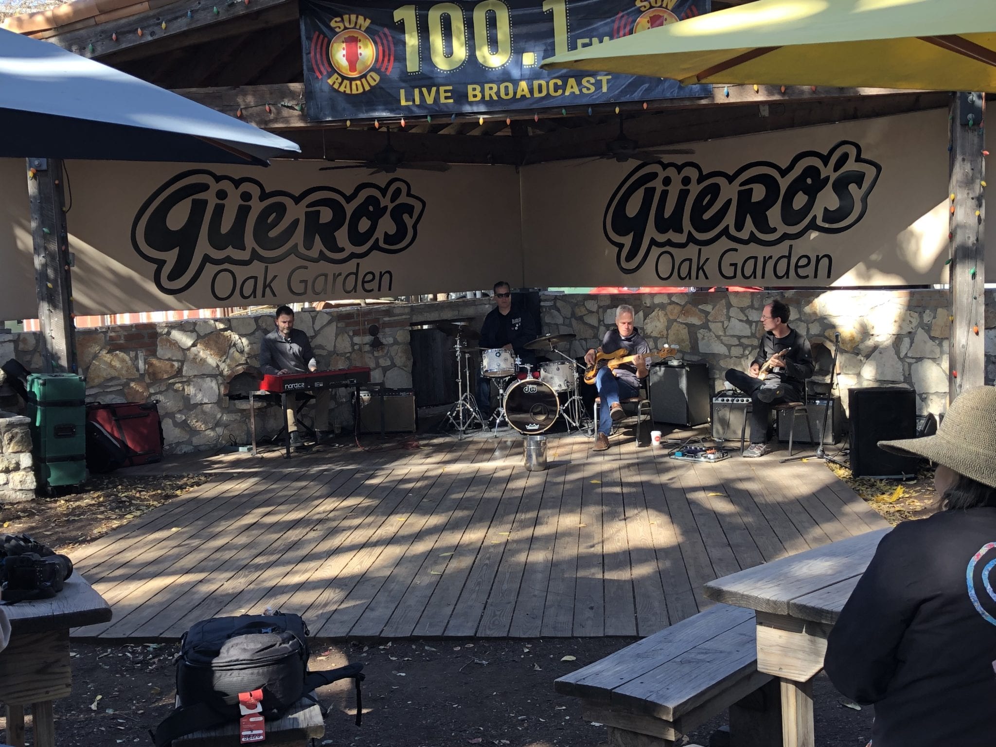 Blues band at Quero’s Tacos