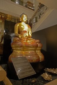 Golden Buddha in Gumps San Francisco