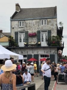 Building in the French quarter