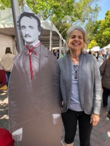 Bonnie Monte at MWA booth Bay Area Book Festival