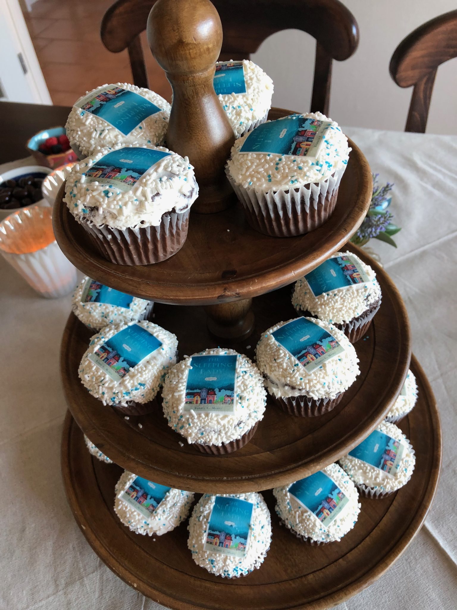 cupcakes with my book cover