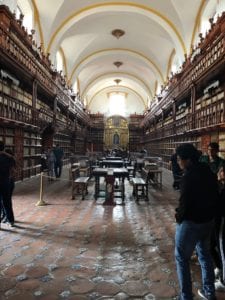 Palafoxiana Library in Puebla, Mexico